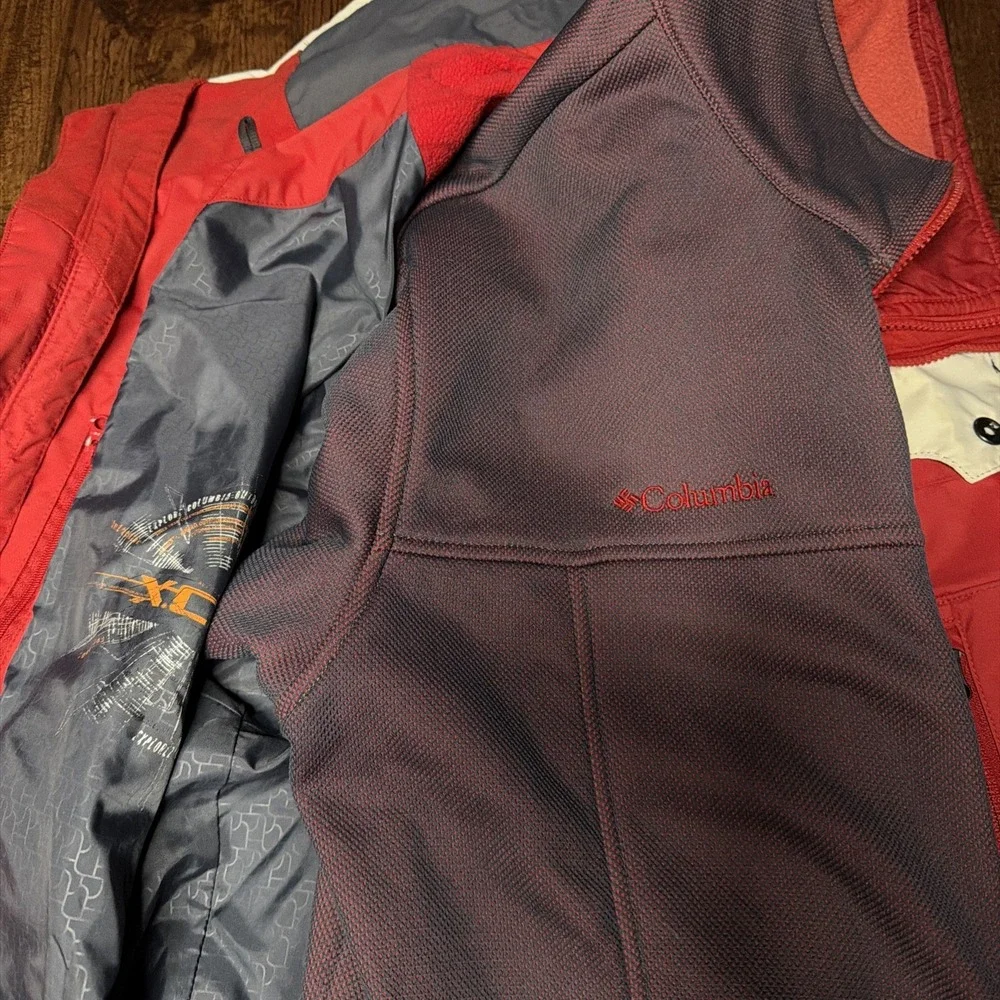 Columbia Men's‎ Large XCO Jacket Red/Grey